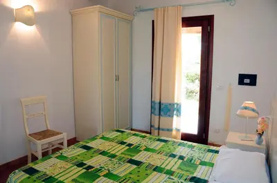 Letto o letti in una camera di Le Tre Querce