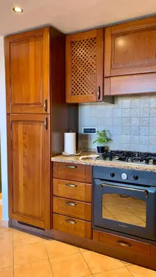 Cucina o angolo cottura di Casa Sofia vista porto