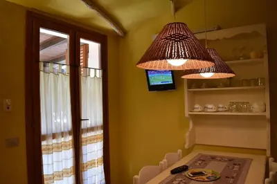 TV o dispositivi per l'intrattenimento presso Splendida Villetta Tavolara 3
