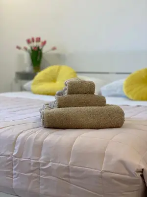 Letto o letti in una camera di Casa Vacanza Emalí