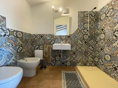 Bagno di Panoramic Loft con uso cucina,Casa Placida - Ammentos