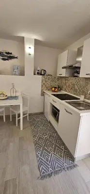 Cucina o angolo cottura di Monolocale a due passi dal mare