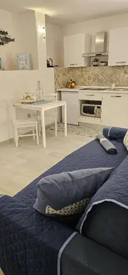 Cucina o angolo cottura di Monolocale a due passi dal mare