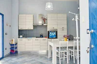 Cucina o angolo cottura di Casa Azzurra
