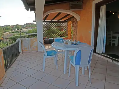 Balcone o terrazza di Vista sul mare e tavolara BudoniAffitti