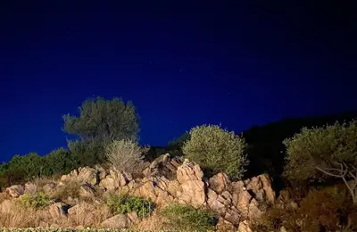 Paesaggio naturale nelle vicinanze della villa