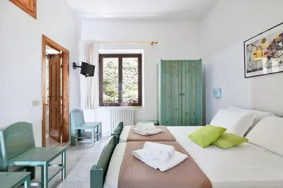 Letto o letti in una camera di S'Enis Monte Maccione