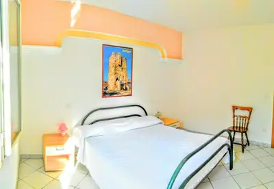 Letto o letti in una camera di Orosei RE - Villa Osala - 800 m dal mare