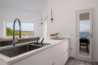 Paesaggio naturale nelle vicinanze della villa