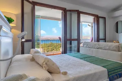 Letto o letti in una camera di Olbia Seaview Loft