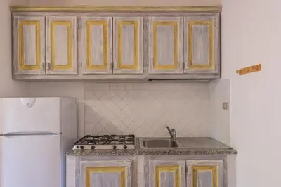 Cucina o angolo cottura di Baia De Bahas Bilo VM 500m From The Sea - Happy Rentals