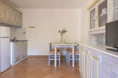Cucina o angolo cottura di Baia De Bahas Bilo VM 500m From The Sea - Happy Rentals