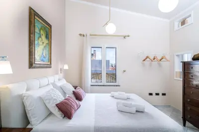 Letto o letti in una camera di Eliana's Apartments - Mares e Montes