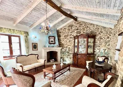 Area soggiorno di ISS Travel, Li Funnesi House - with private garden, air-condition and two bathrooms