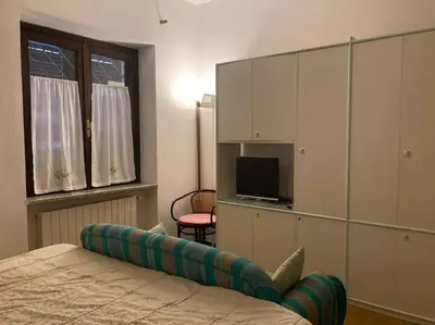 TV o dispositivi per l'intrattenimento presso Appartamento con patio