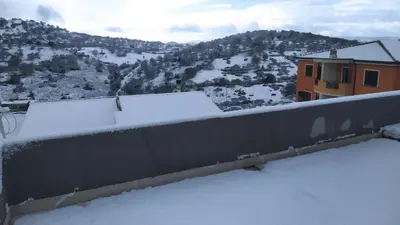 Casa Ghirthalos durante l'inverno