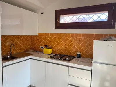 Cucina o angolo cottura di Villa Azzurra sul mare