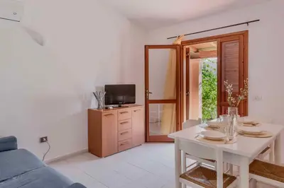TV o dispositivi per l'intrattenimento presso Apartments in San Teodoro 43450