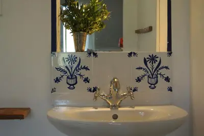 Bagno di Auberge Santu Martine: Cottage with Pool (Manca)