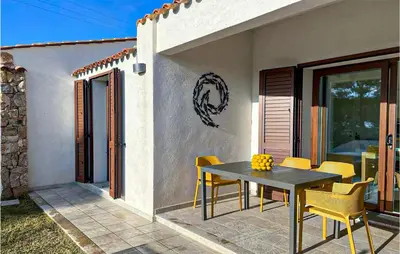 Patio o area all'aperto di Lovely Home In Baia S Anna Budoni