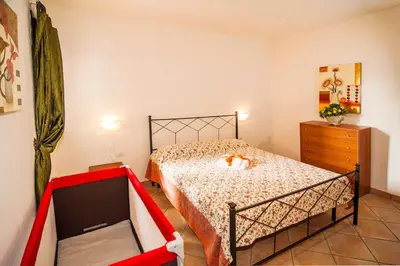 Letto o letti in una camera di residence lu soli budoni affitti