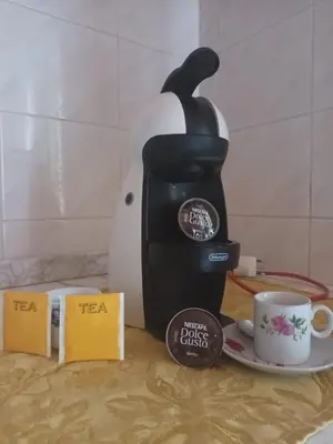 Set per la preparazione di tè e caffè presso Casa vacanze Siniscola