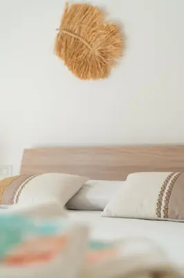 Letto o letti in una camera di Villetta 5 La Caletta