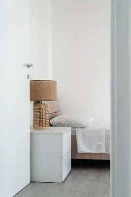 Letto o letti in una camera di Villetta 5 La Caletta