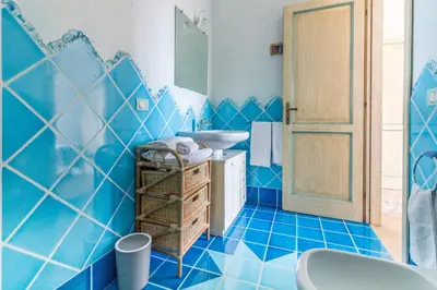 Bagno di GuestHost - Amazing Sea View Flat with Swimming Pool!