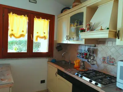 Cucina o angolo cottura di Villa Liberty Budoni