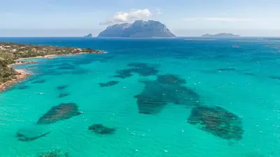 Paesaggio naturale nelle vicinanze della villa