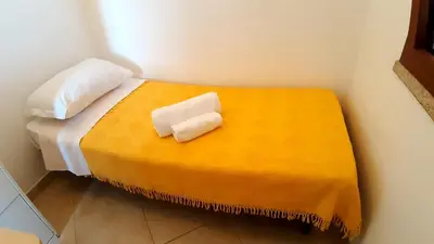 Letto o letti in una camera di Lo sguardo sulla citta' ,Panoramic view