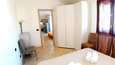 Letto o letti in una camera di Lo sguardo sulla citta' ,Panoramic view
