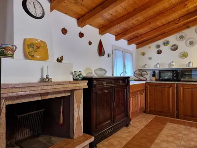 Cucina o angolo cottura di Casa Monte Rena