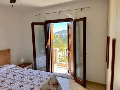 Letto o letti in una camera di Casetta Pitz