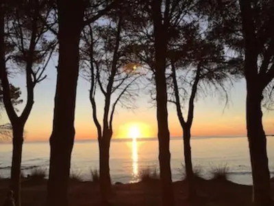 Paesaggio naturale nelle vicinanze della villa