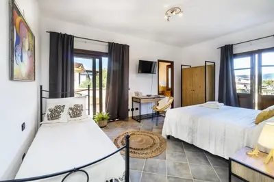 Letto o letti in una camera di Villa La Maison D'Anna Maria - LT - PMS CaseVacanze