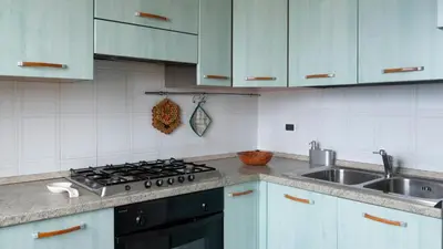 Cucina o angolo cottura di Sea view balcony