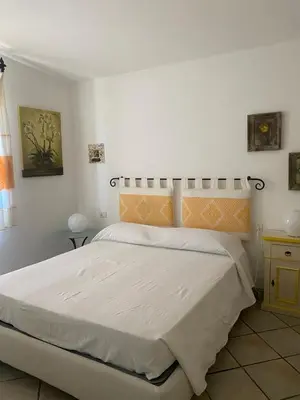 Letto o letti in una camera di Casa di Rebecca